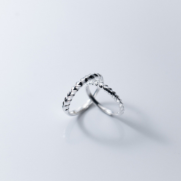 s925 sterling silver rhinestone unique chic ring-0