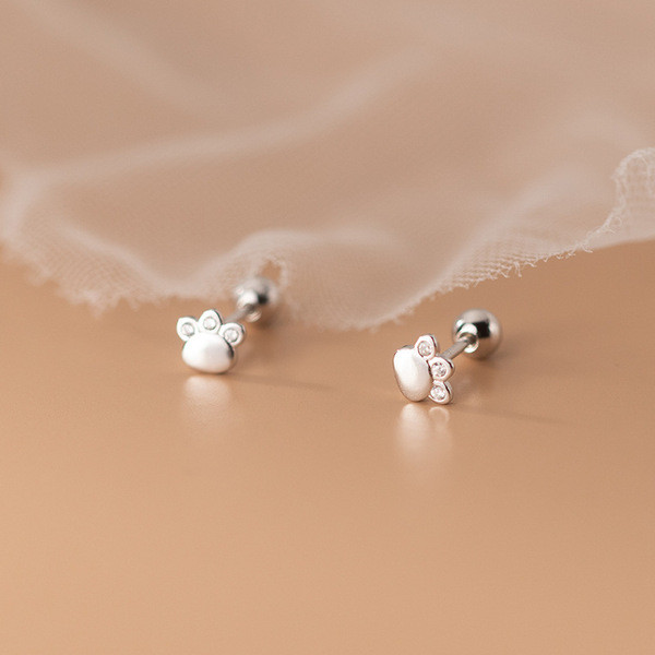 s925 sterling silver trendy bar swee earrings-0