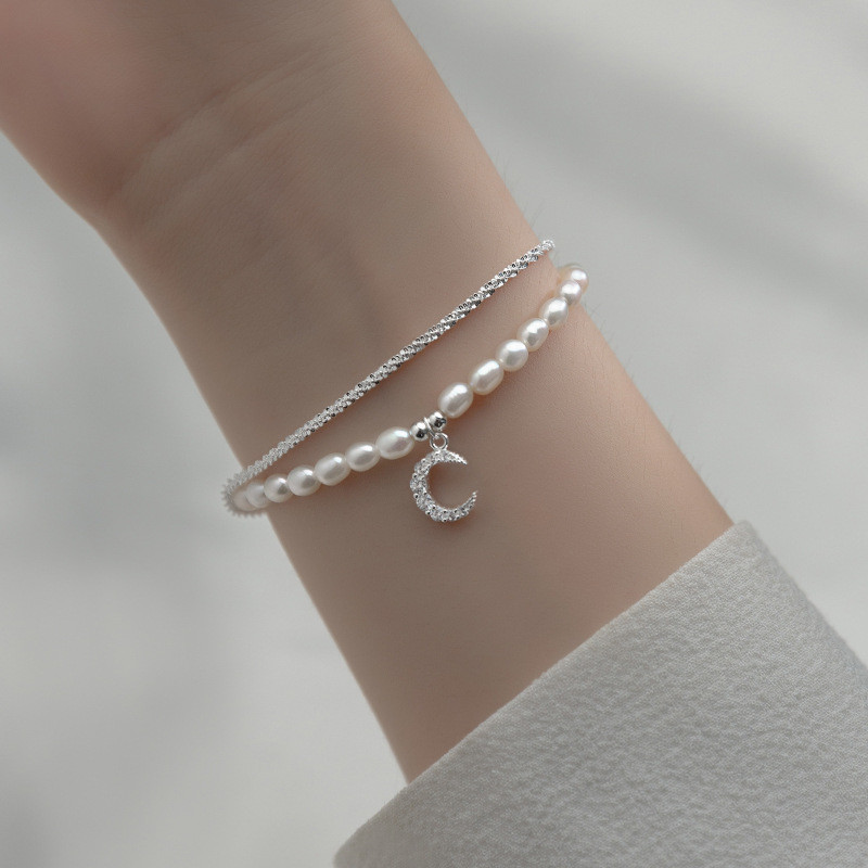 s925 sterling silver sweet charm bracelet-0