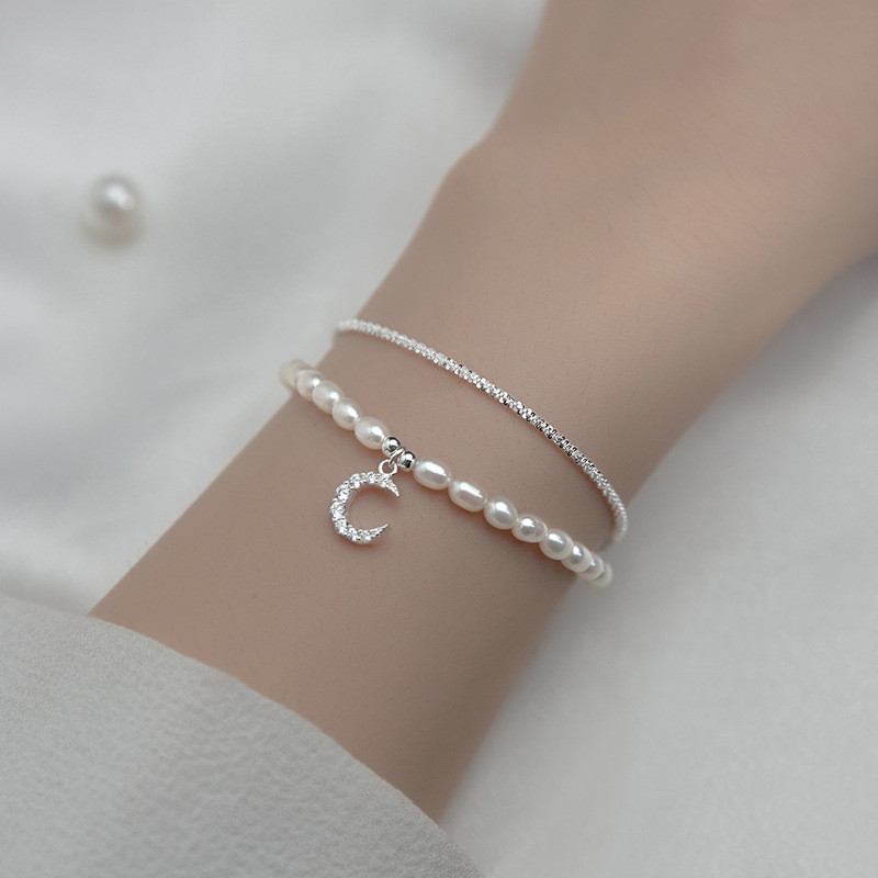 s925 sterling silver sweet charm bracelet-2