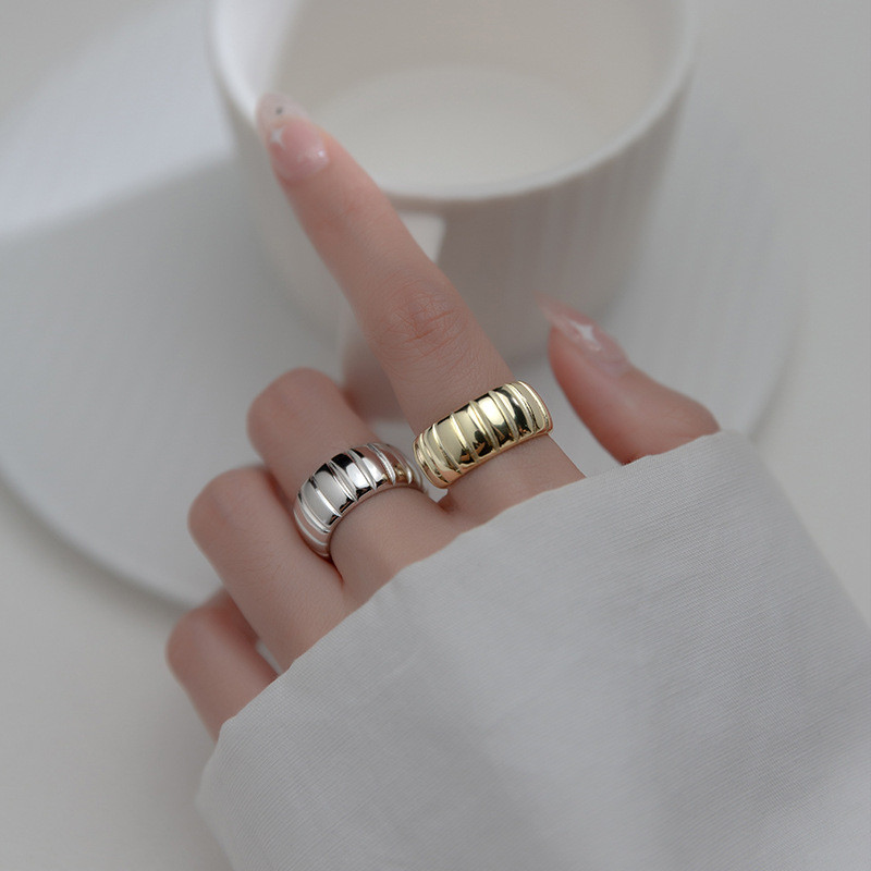 s925 sterling silver heart ring-0