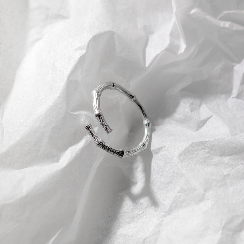 s925 sterling silver beaded ring-0
