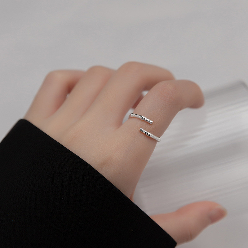 s925 sterling silver beaded ring-2