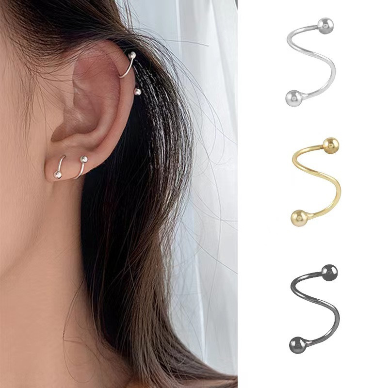 s925 sterling silver geometric square acrylic earrings-0